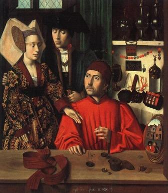 un bijoutier dans sa boutique, 1449, Petrus Christus